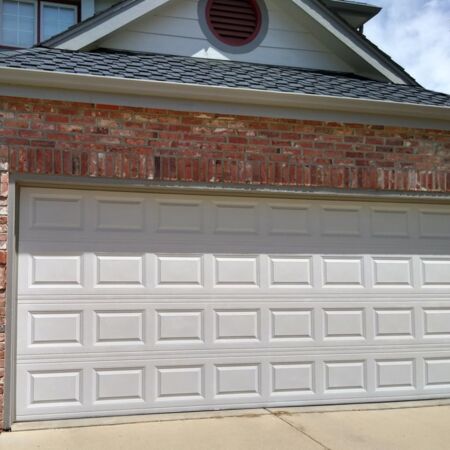 brand new garage door