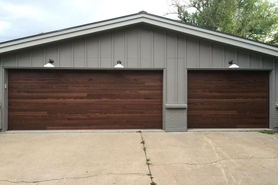 Faux Wood Garage Doors