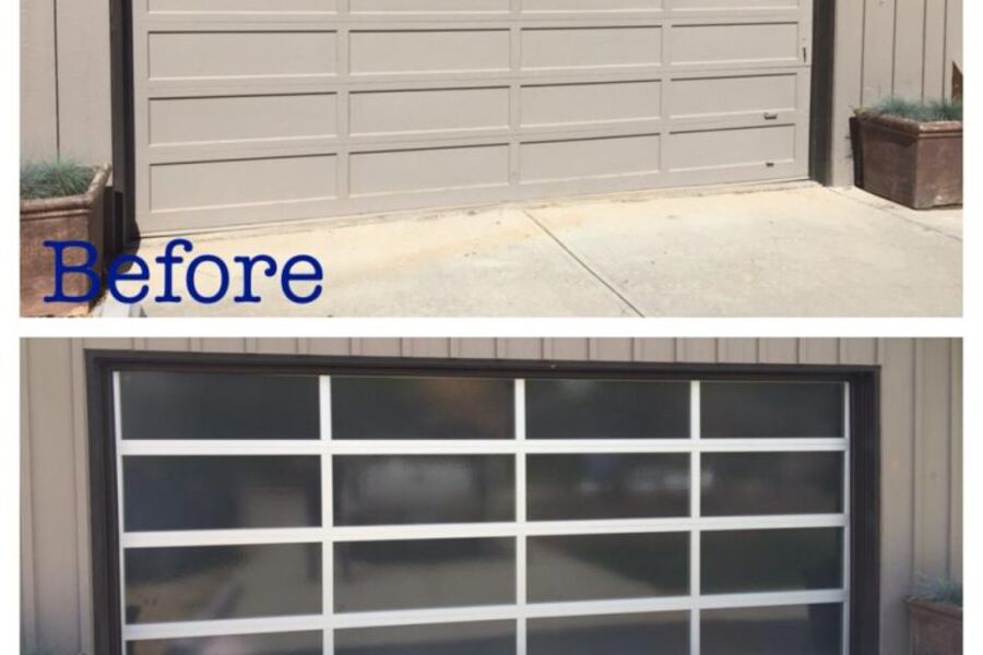 Garage Door Installation Before And After 1