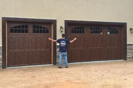 Faux Wood Doors 1