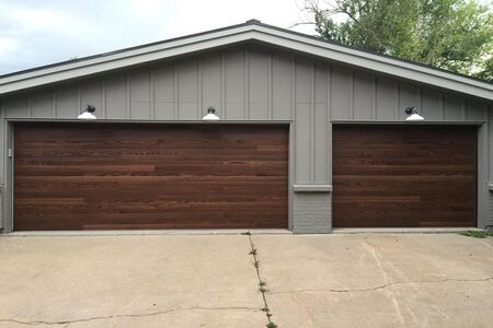 Faux Wood Garage Doors