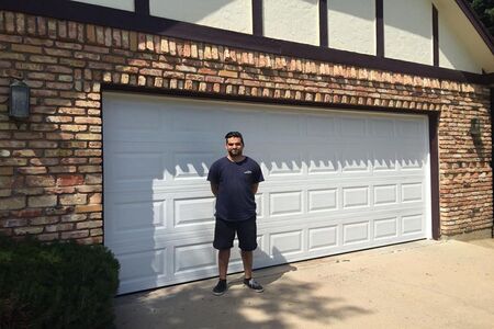 Finished Garage Door