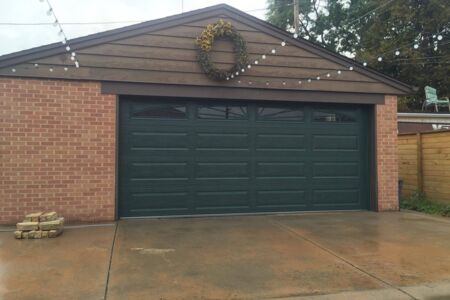 Green Garage Door 1